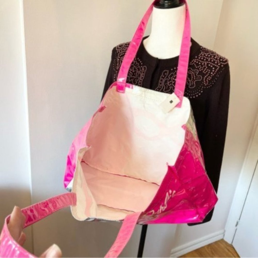 New Barbie David Dixon? tote bag hot pink vintage 1959 shopping bag - Picture 3 of 7